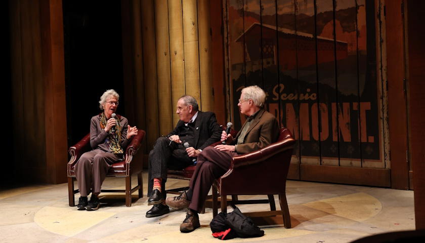 A post show talk back with Arlie and Adam Hochschild was moderated by director, Wes Savick.
