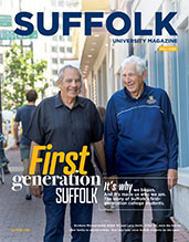 Suffolk University Magazine Fall 2022 cover