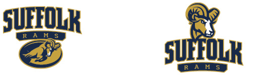 Suffolk University Athletics logos