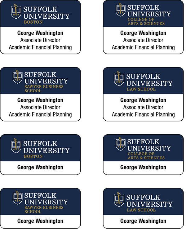 Name tag examples