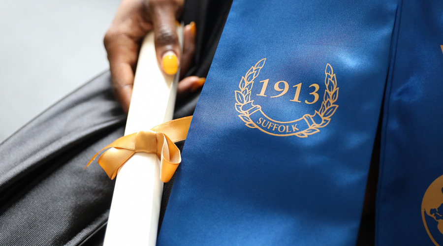 Suffolk University's 1913 Celebration honors graduating students coming from traditionally marginalized communities.