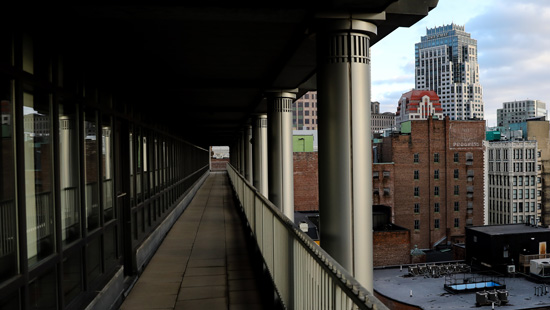 Downtown Boston buildings.