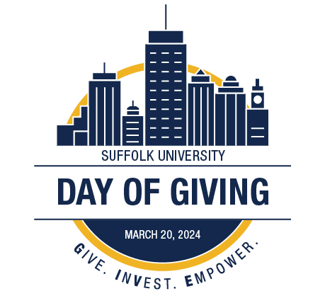 The Logo for Suffolk University's annual Day of Giving, held on March 20 ,2024