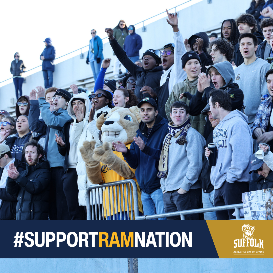 Share your support for Suffolk University Athletics and inspire others to join in. #supportramnation