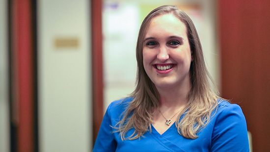 Monica Caggiano, BS '16, a lead radiation therapist at Beth Israel Deaconess Medical Center and Journey Program alum.