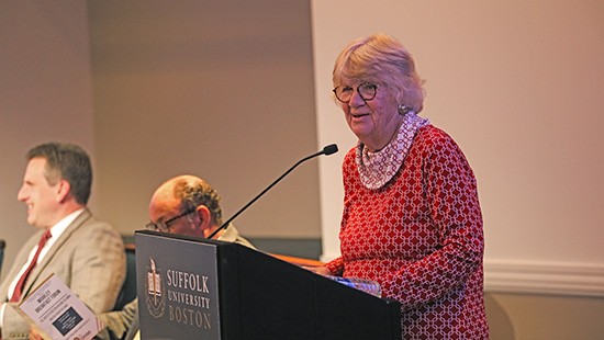 Former Suffolk professor and administrator Sandy Matava, MPA ’81 exemplified the meaning of public service for countless students. 