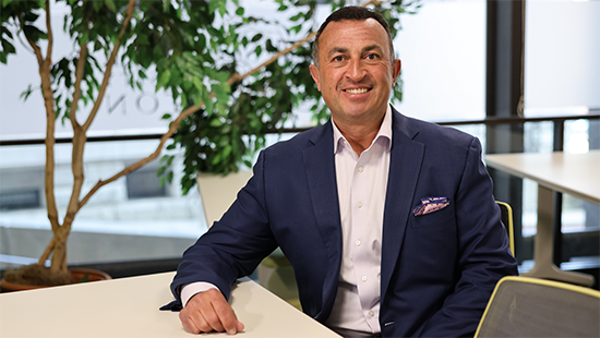 A life-changing scholarship allowed Dorchester native Adam Russo,  BS ’96, JD ’00, MSF ’00 to attend Suffolk. Now a top executive, Adam is giving back and honoring his roots through the newly established Russo Family Scholarship Fund.