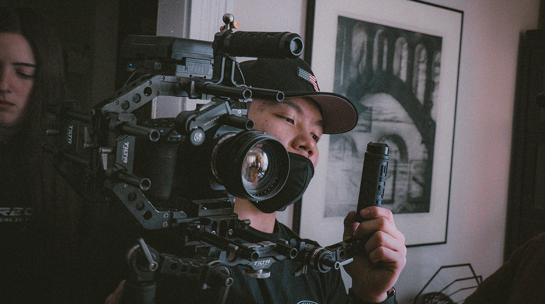 Suffolk University students in a Production I course.