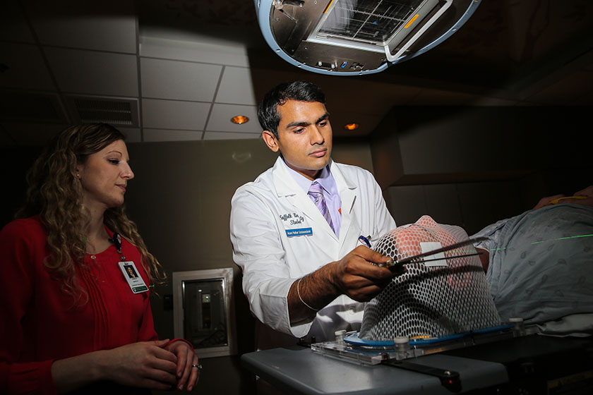 Students studying radiation therapy are trained in real-world cancer treatment facilities during their clinical rotations at top hospitals in the greater Boston area. 
