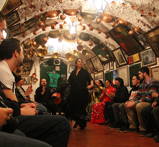Flamenco dancing in Madrid