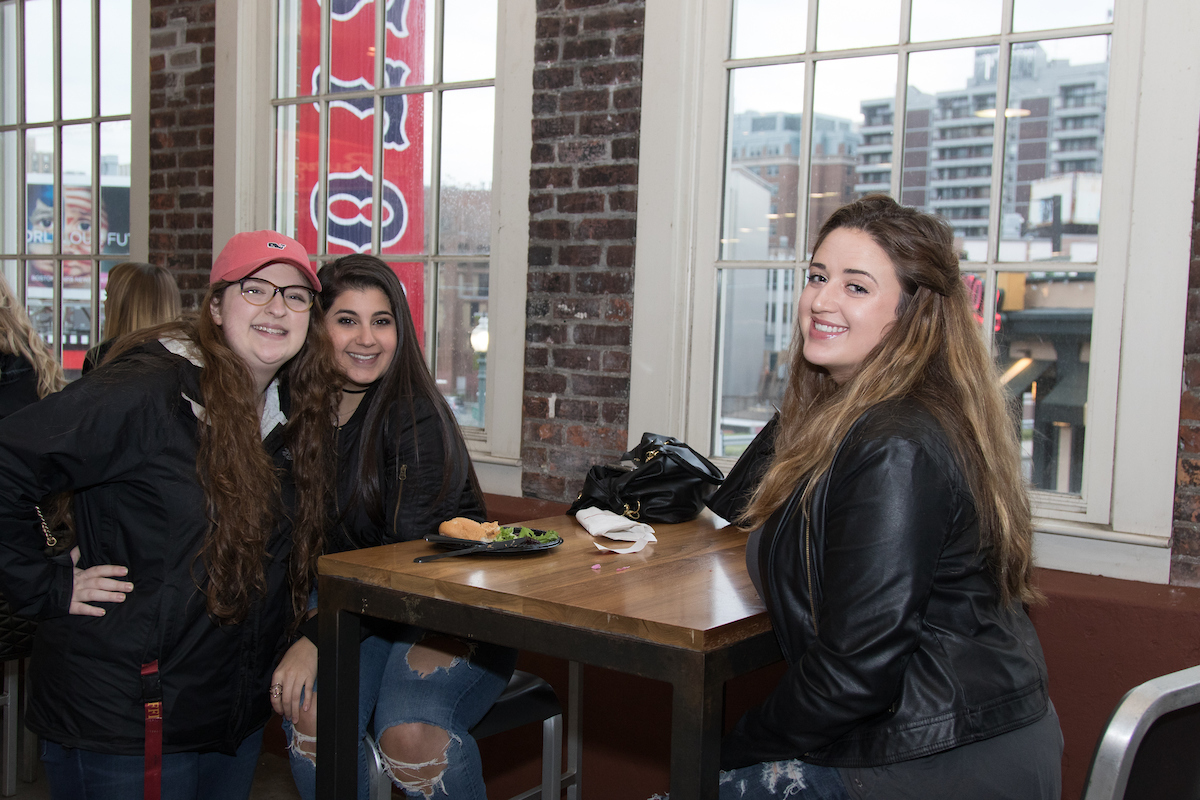 Suffolk University undergraduate senior night at Fenway Park