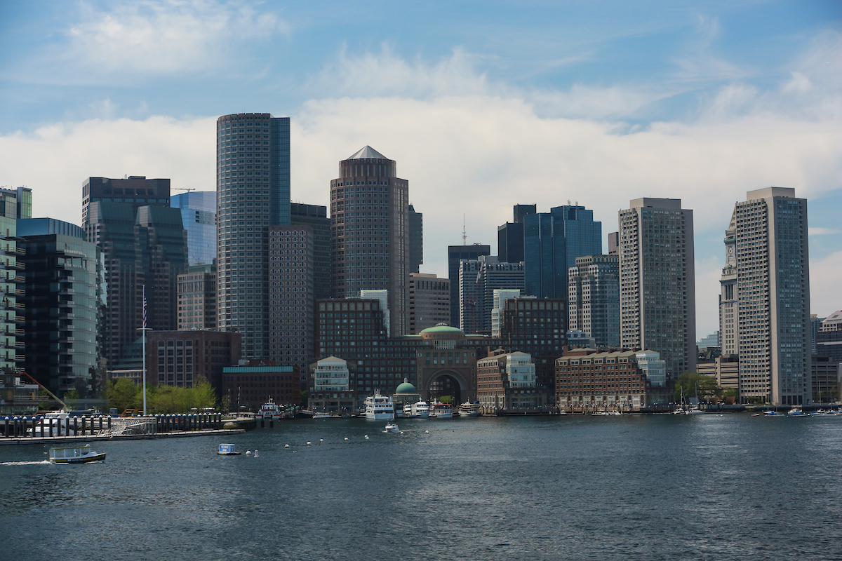 Suffolk seniors enjoy a cruise on the Boston Harbor