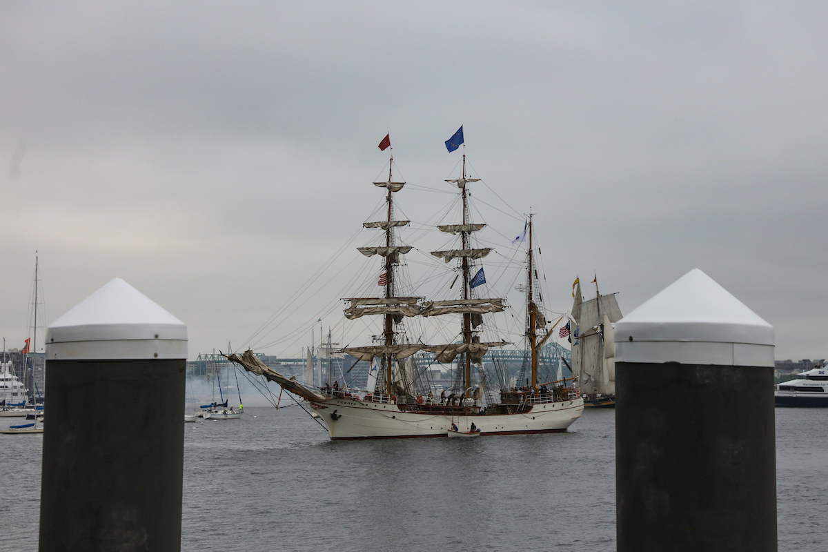Tall Ships event in Boston Harbor