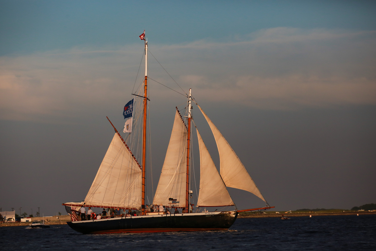 Tall Ships event in Boston Harbor