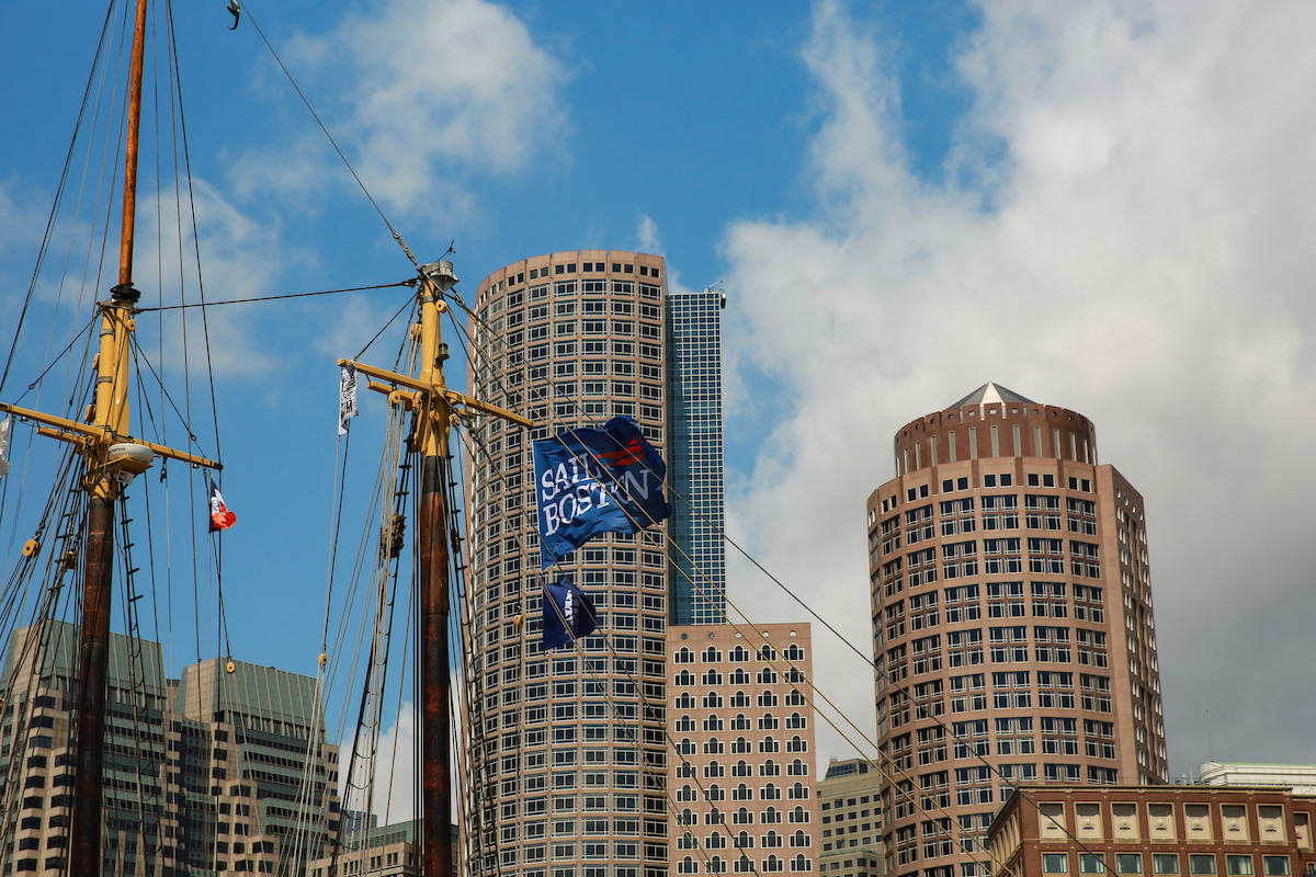 Tall Ships event in Boston Harbor