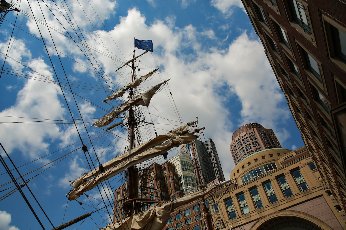 Tall Ships event in Boston Harbor