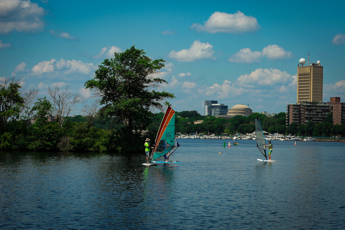 A leisurely stroll along the Esplanade and Charles River in Boston