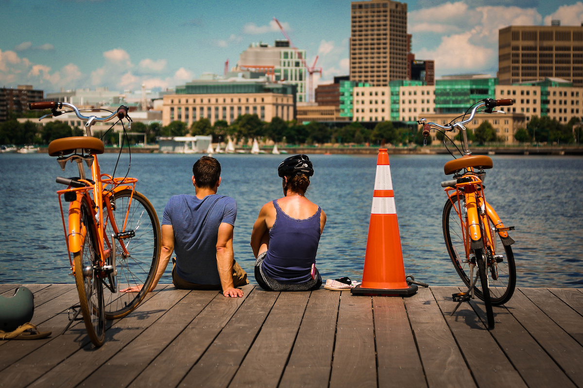 A leisurely stroll along the Esplanade and Charles River in Boston