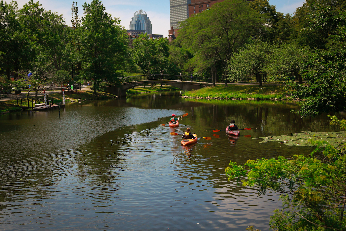 A leisurely stroll along the Esplanade and Charles River in Boston