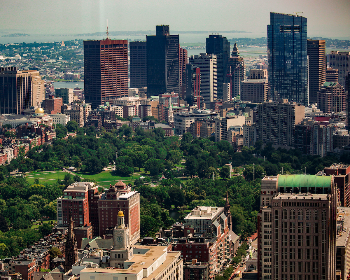 Boston from the Skywalk Observatory