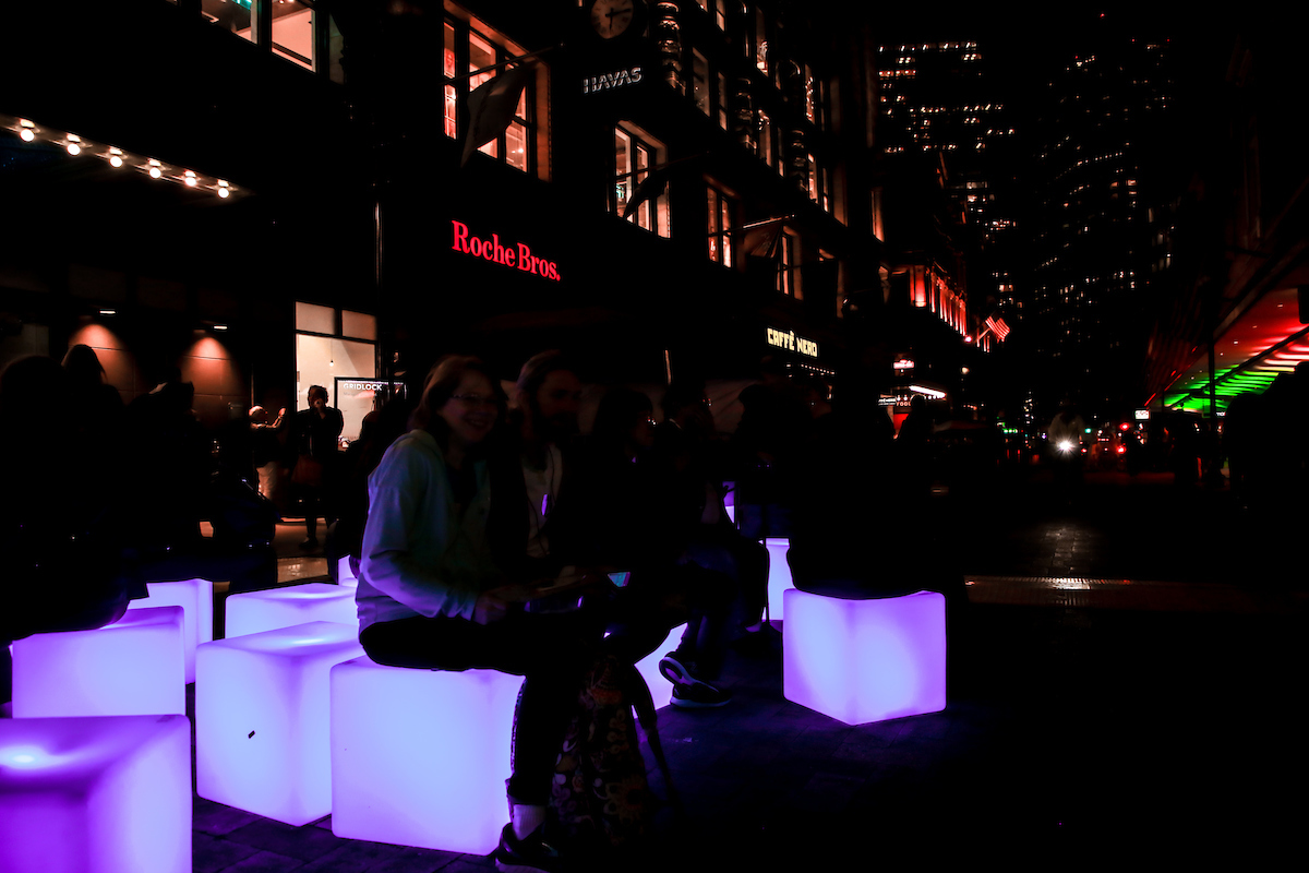 Downtown Crossing is taken over by Illiuminus Boston.
