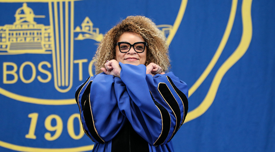 Suffolk commencement speaker paying tribute to her movie
