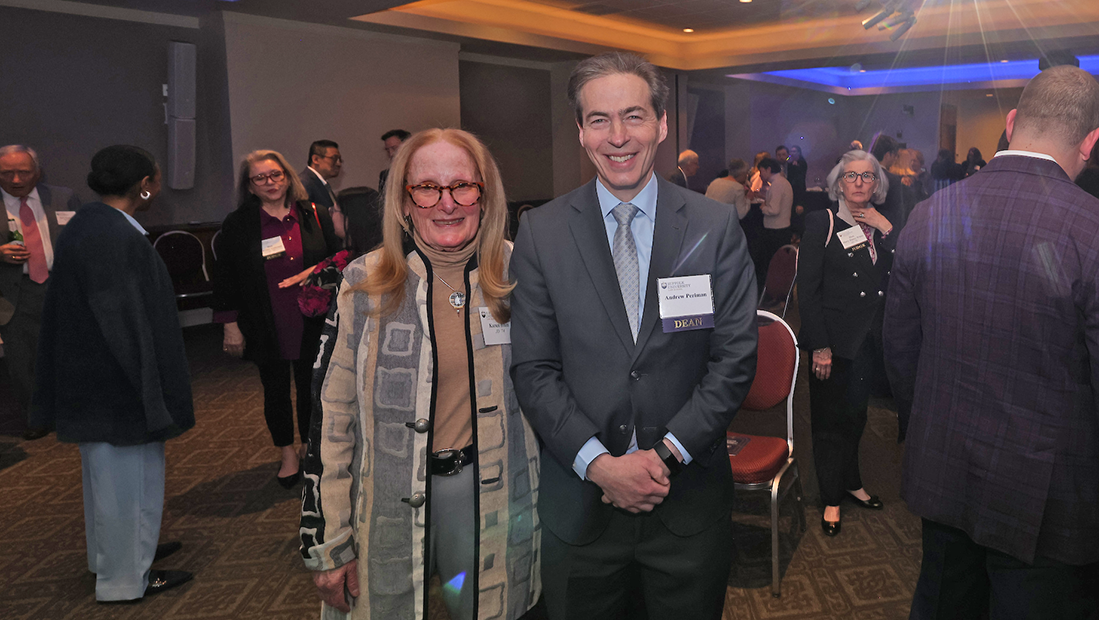 Professor Emerita Karen Blum, JD ’74 and Dean Andrew Perlman