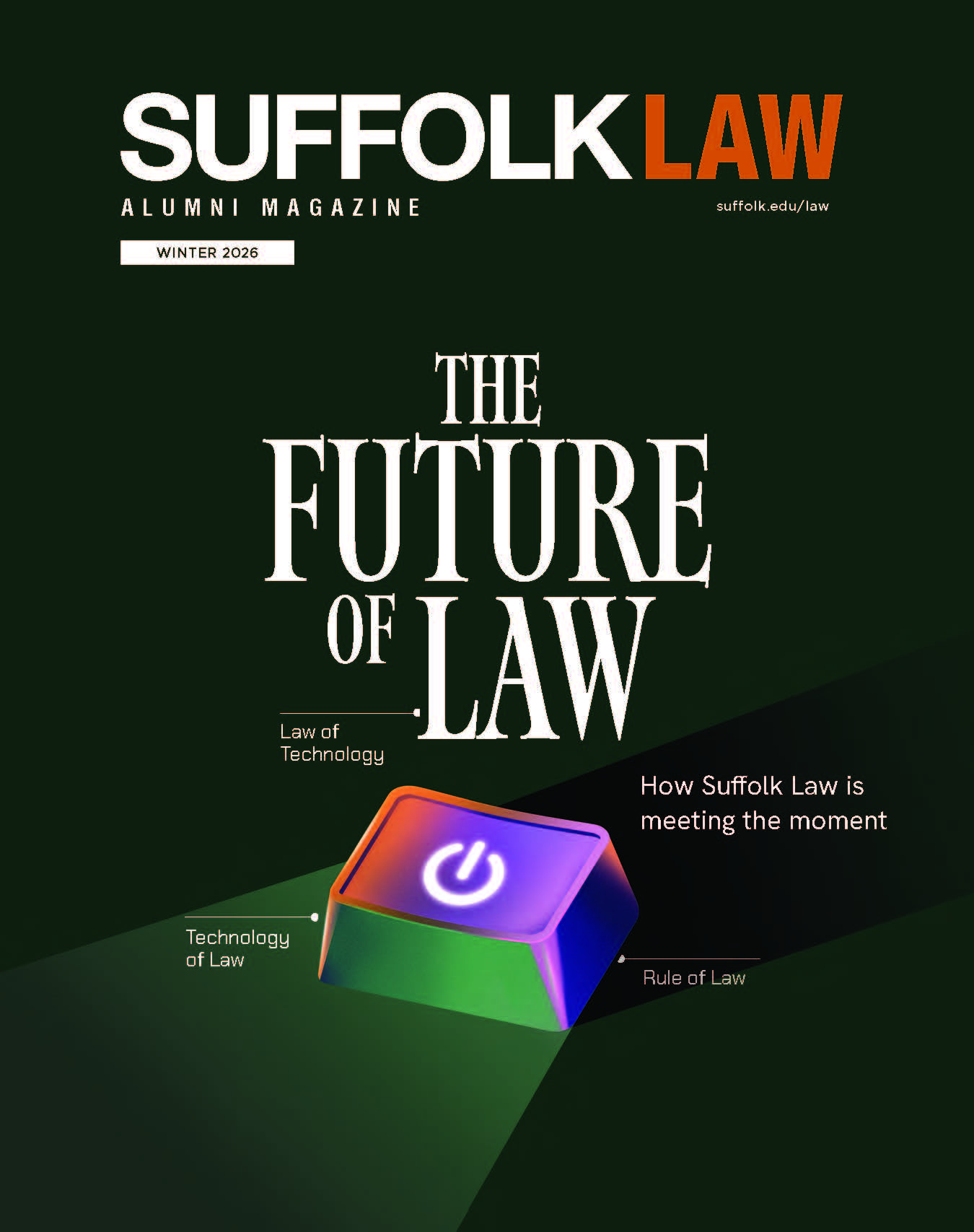 Suffolk Law Alumni Magazine 2026 front cover