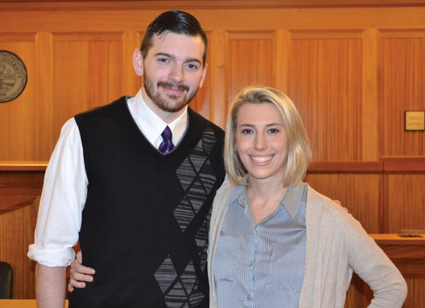James Duffy JD'17 and Gillian Mann JD'17
