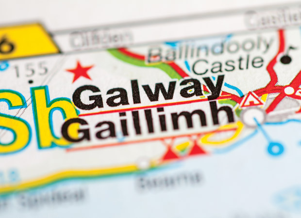 Galway on a map