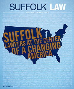 Suffolk Law School Winter 2021 cover