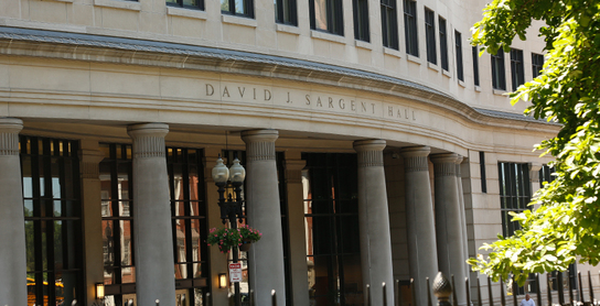 David J. Sargent Hall Entrance