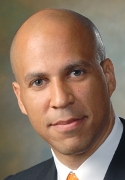 Profile picture of Cory Booker in a suit 