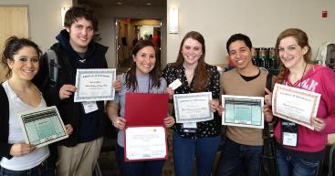 Student leaders at the orientation conference