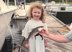 Laudermilk as a young girl.