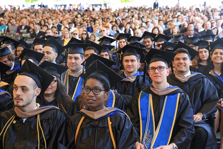 A room full of graduates