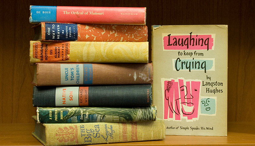 Works from the Clark Collection of African American Literature at Suffolk University.