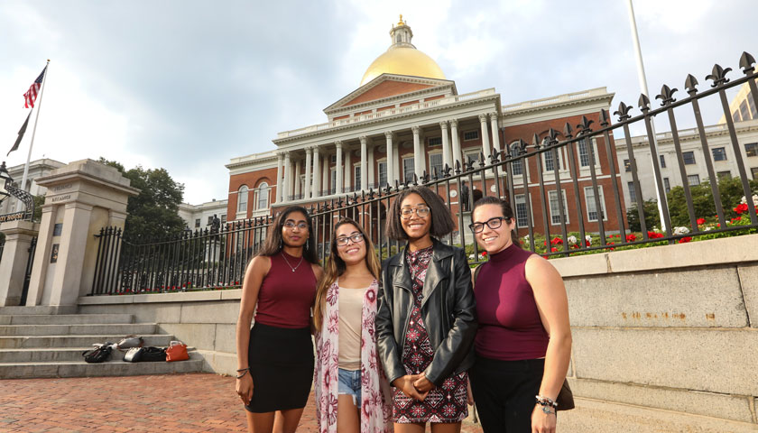 Michelle Joella, Amanda Ricko, Keynessa Nazaire, and Lynne-Marie Shea