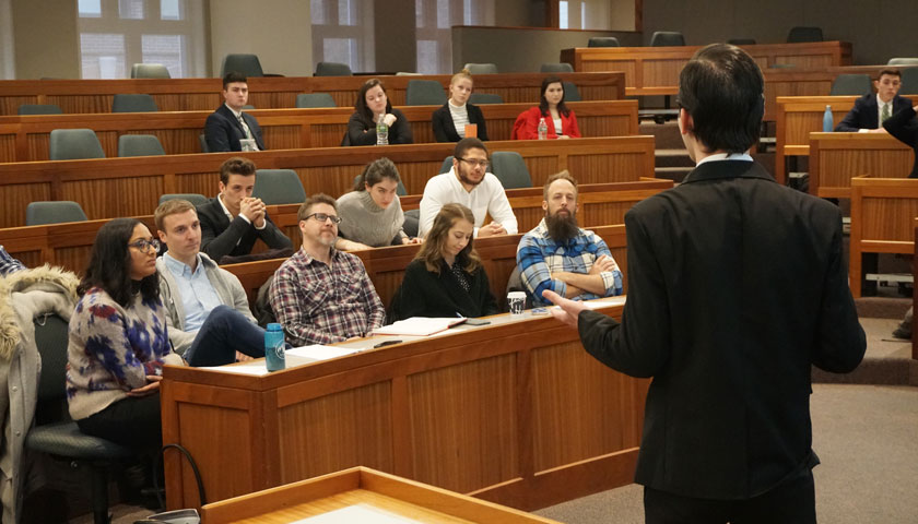 Sonos executives have a front-row seat as students share their findings.