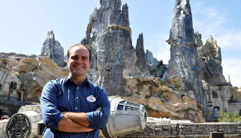 Jared Sell at Star Wars Galaxy's Edge