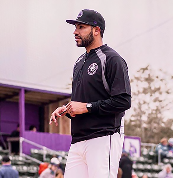 Former Rams' baseball player and two-time Suffolk alumni Jhonneris Mendez