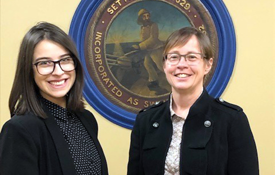 Mariana Barragan and Julie DeLillo