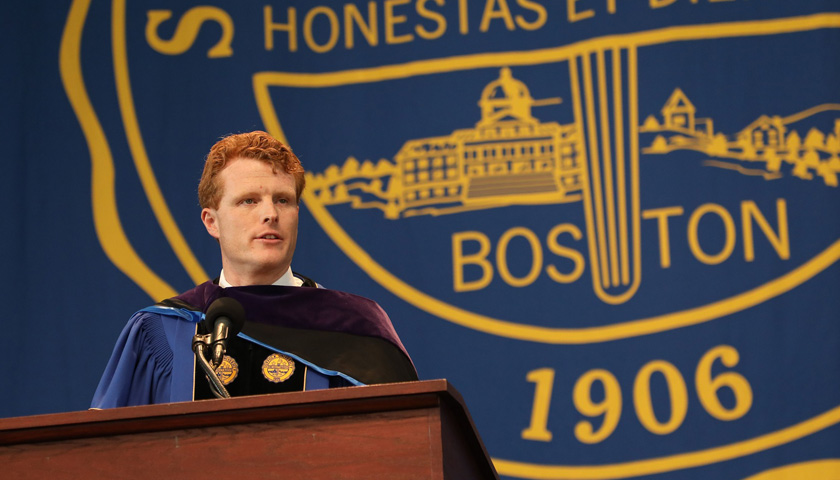 U.S. Rep. Joseph Kennedy III delivers commencement address