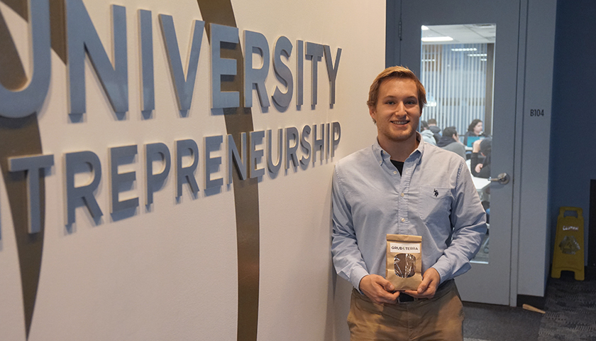 Michael Servais, '20, founder of GrubTerra