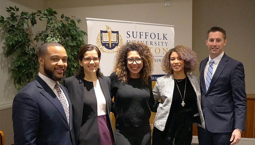 Panelists for the fall 2019 Moakley Breakfast