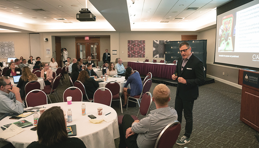 Keynote speaker Brian Elms