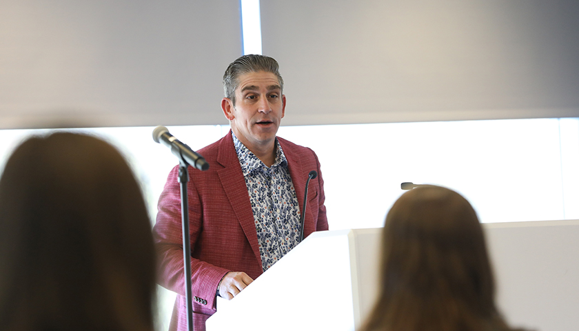 Poet Richard Blanco at the 2019 Public Policy Symposium