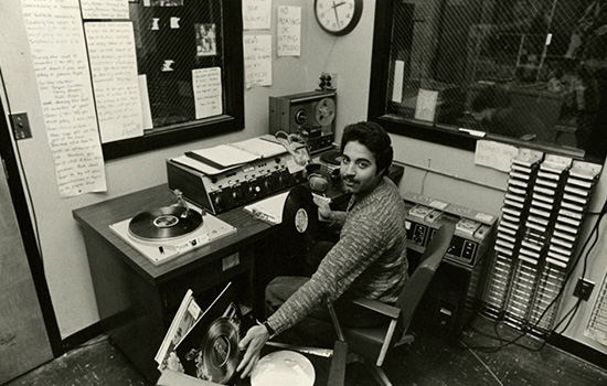WSFR DJ circa 1980
