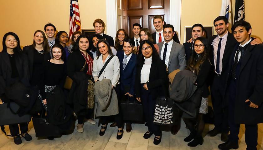 Group photo with Congressman Joe Kennedy