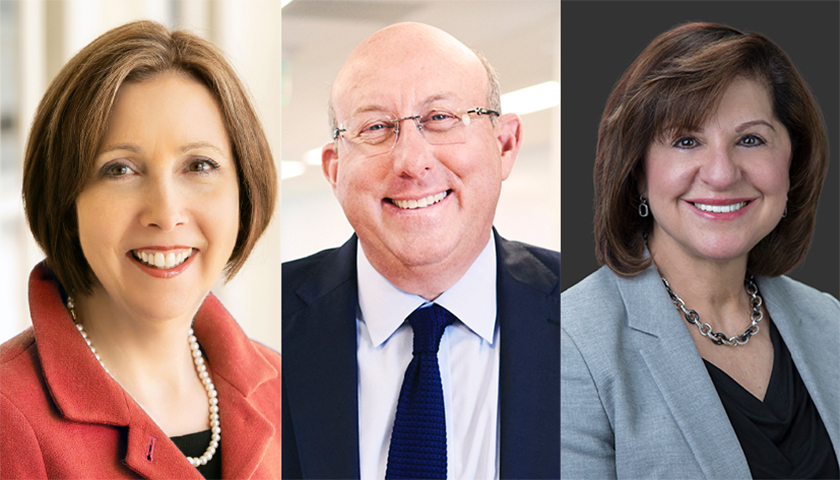 Dorothy Savarese, Jeffrey Leiden, and Carmen Ortiz